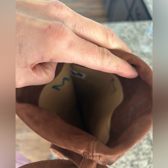 Frye Celia over-the-knee Leather boots in brown size 6.5 - Picture 14 of 16